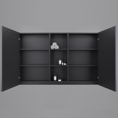 50″ Charcoal Grey Miller Medicine Cabinet </br></br>SW03-MR-CG NEW MODEL</br>