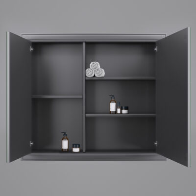 39″ Charcoal Grey Miller Medicine Cabinet </br></br>SW1000-MR-CG NEW MODEL</br>
